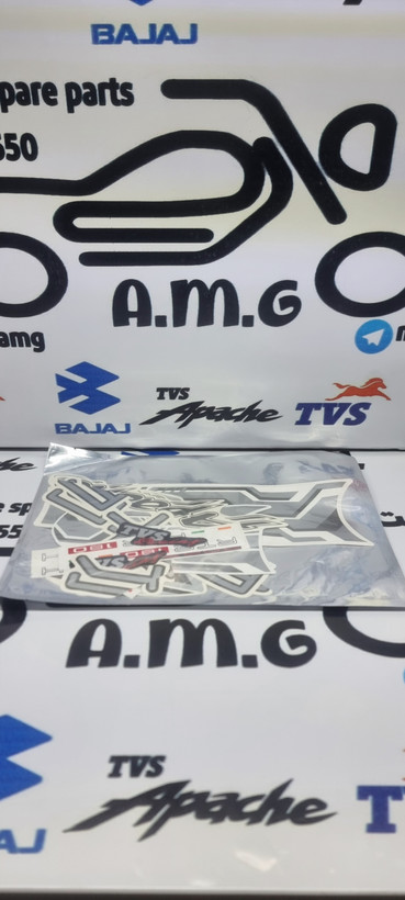 برچسب کامل آپاچی سفید ۱۸۰