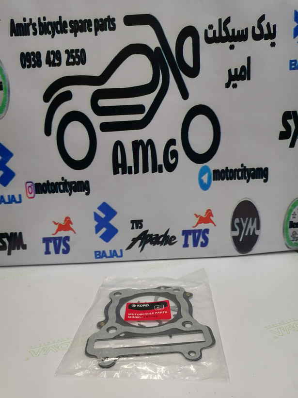 واشر سر و ته سیلندر (واشر سیلندر کامل) موتور بنلی 180S اصلی و فابریک