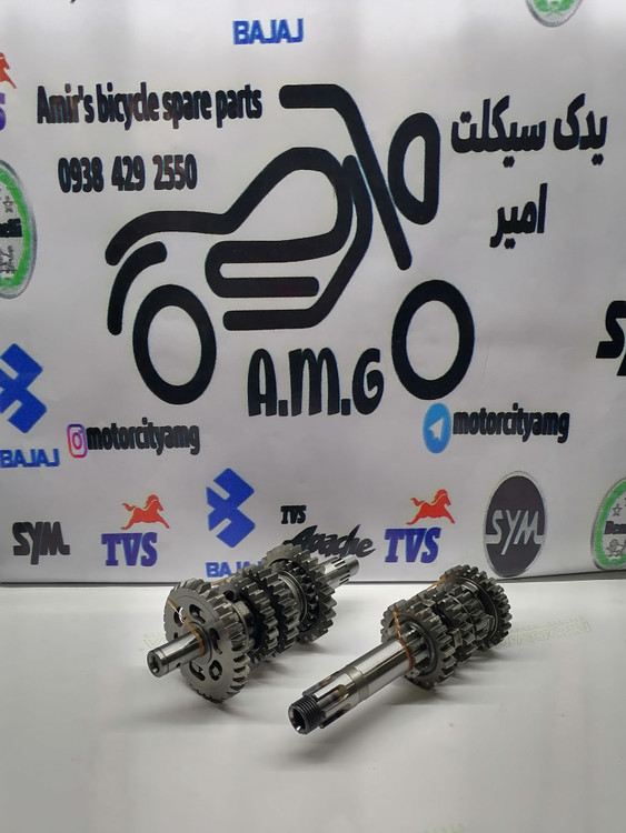 یربکس کامل (جعبه دنده) موتور بنلی 180S (Benelli 180) اصلی و فابریک