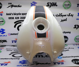 باک آپاچی ۱۵۰ و ۱۶۰ نیو (هایپر) سفید - فابریک TVS