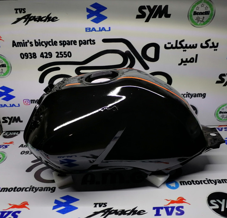 باک کامل آپاچی ۱۵۰ و ۱۶۰ نیو (هایپر) مشکی - اورجینال TVS