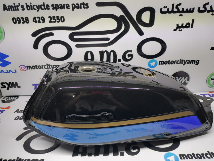 باک بنزین موتور سیجیال 150 و 200 (CGL) رنگ مشکی فابریک