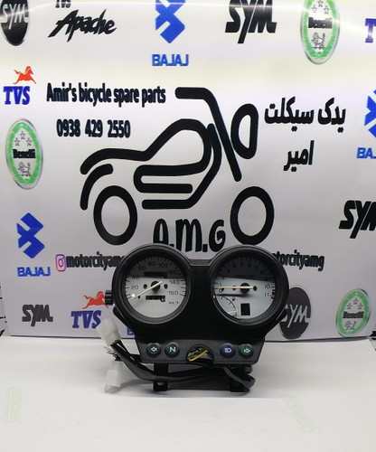 کیلومتر و دور موتور کامل احسان شکاری صفحه سفید (دور موتور سیمی) فابریک