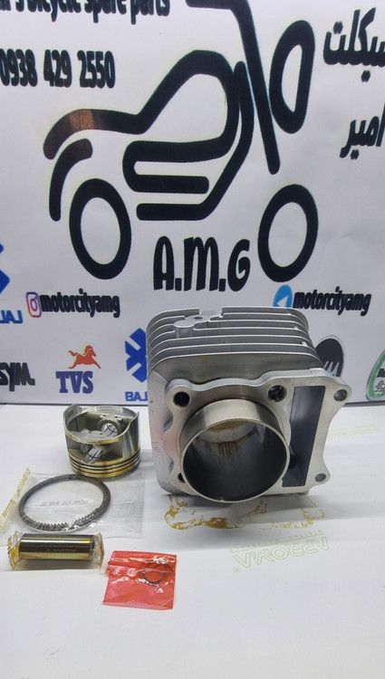 سیلندر، رینگ و پیستون کامل موتور تریل روان