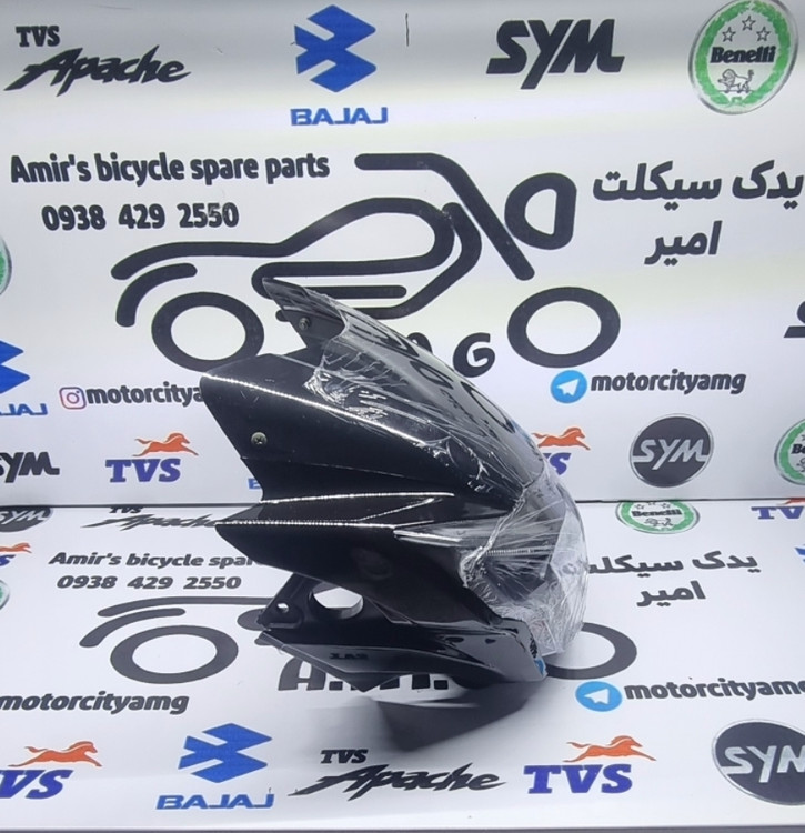 چراغ جلو کامل (بلوری)(کله چراغ)آپاچی۱۵۰.۱۶۰.۱۸۰ مشکی