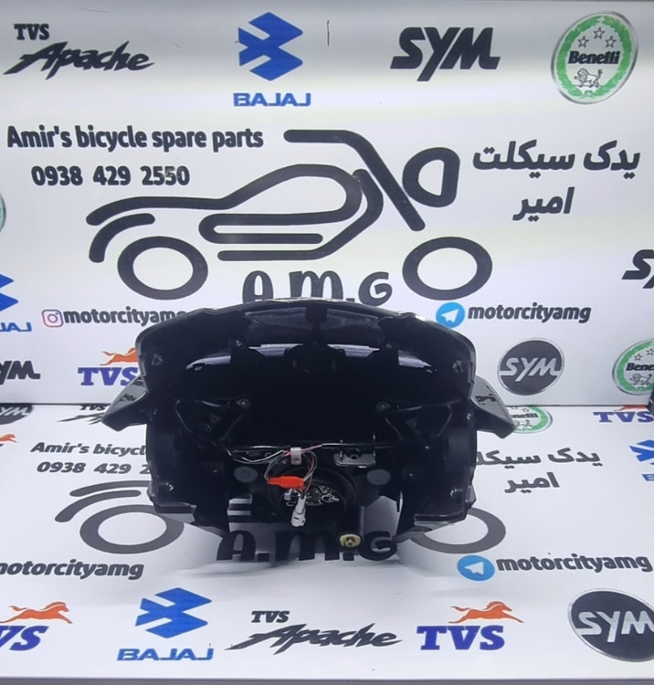 چراغ جلو کامل (بلوری)(کله چراغ)آپاچی۱۵۰.۱۶۰.۱۸۰ مشکی