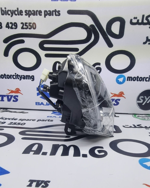 بلوری چراغ جلو کامل موتور بنلی 300 دوسیلندر نیوفیس جدید اصلی