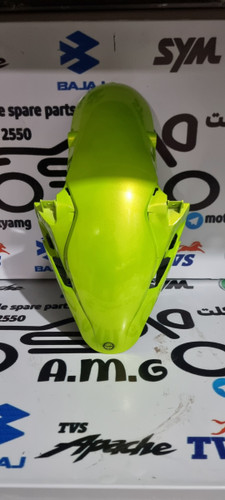 گلگیر جلو Benelli 250/180/150 نیوفیس سبز نئونی / قاب اصلی گلگیر جلو بنلی فسفری