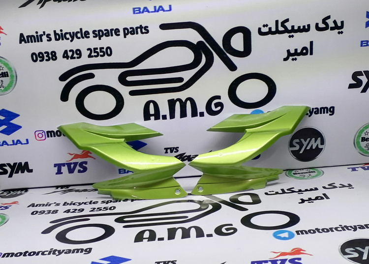 کنسول چراغ جلو موتور سیکلت آپاچی جدید سبز جفتی