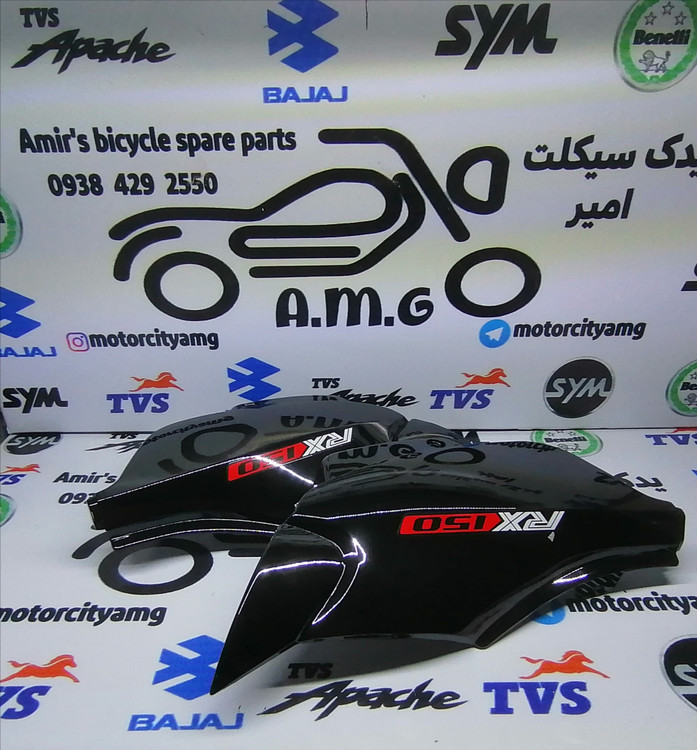 درب بغل کایوت 160 مشکی فابریک / فلاپ جانبی موتور Coyote 160
