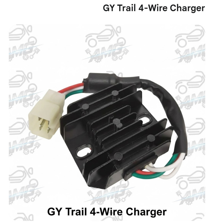 شارژر باتری ۴ سیم موتور تریل GY جی وای
