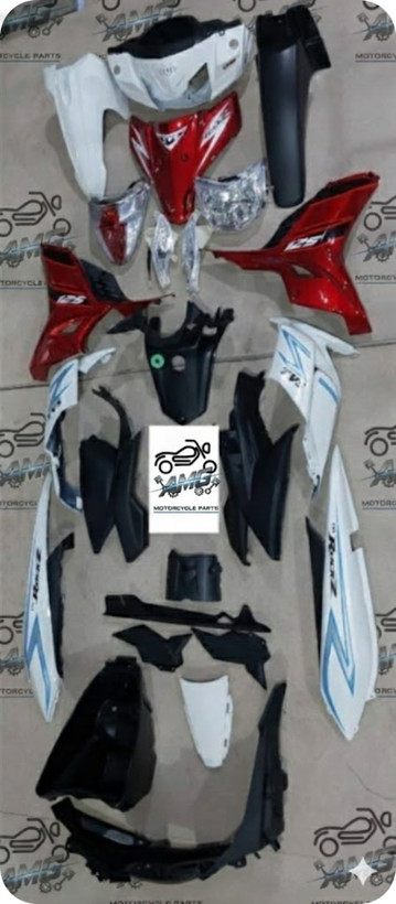 ست قاب کامل تی وی اس راکس (راکز) رنگ سفید آبی و سفید قرمز