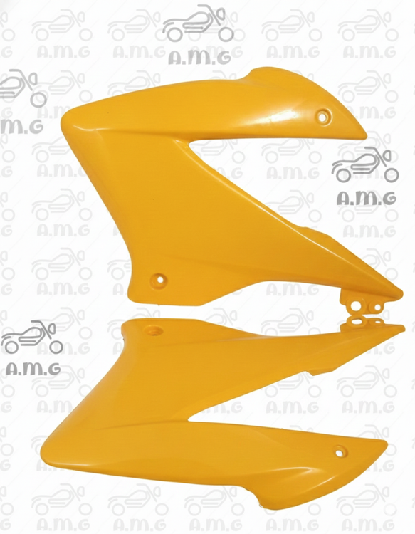 قاب کاور فلاپ (بال) باک موتور تریل گلد رادیسون زرد جفتی | فلاپ بغل باک تریل گلد اورجینال | قیمت و خرید باله باک رادیسون 250 زرد
