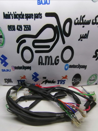 نمای نزدیک از سوکتها و کانکتورهای سیمکشی کامل تریل گلد