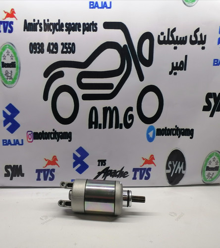 موتور استارت کامل اصلی بنلی ۳۰۰ دو سیلندر (Benelli 300 Twin)، تضمین روشن شدن سریع، رنگ نقرهای/مشکی