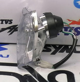 بلوری (طلق) چراغ جلو موتور تریل کویر T2 اصلی، شیشه چراغ با وضوح بالا، مقاوم در برابر خط و خش و رنگ دودی/شفاف برای دید عالی