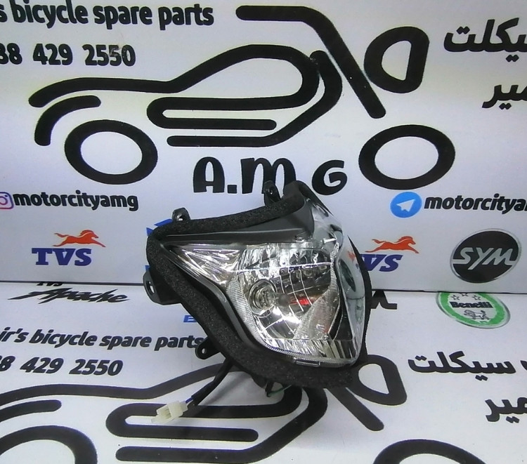 بلوری چراغ جلو تریل فلات پرواز طرح CRF، طلق شیشه ای پلیکربنات با وضوح بالا، مقاوم در برابر پرتاب سنگ و گرد و غبار