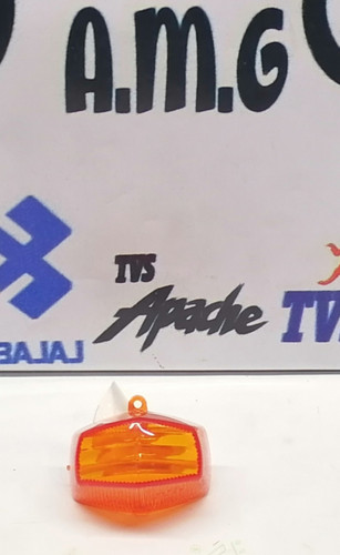 شیشه (طلق) راهنما موتور تریل فلات پرواز طرح CRF، طلق نارنجی (کهربایی) مقاوم در برابر ضربه، برای دید بهتر در روز و شب