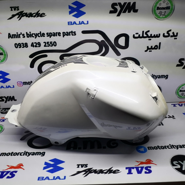 خرید باک TVS Apache RTR 180 سفید صدفی - کیفیت بالا