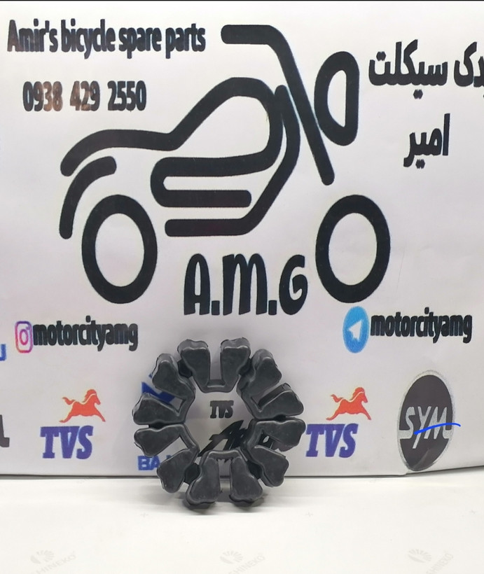 بوش-لاستیکی-توپی-چرخ-عقب-موتور-پالس-NS200-RS200-و-اونجر-Avenger
