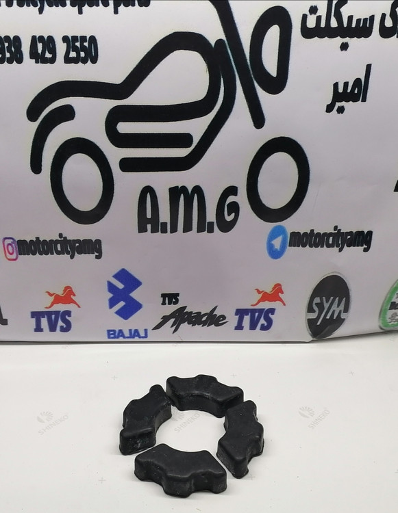 بوش-توپی-لاستیکی-چرخ-عقب-موتور-TVS-راکز-و-نئو-Neo-قطعه-درجه-یک