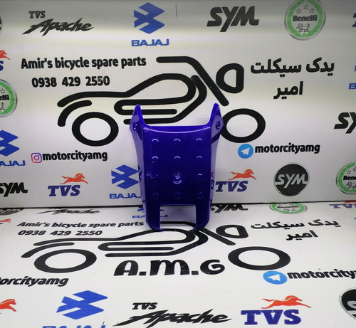 قطعه قاب دمی عقب روی چراغ خطر موتورسیکلت تریل جی وای (GY) رنگ آبی