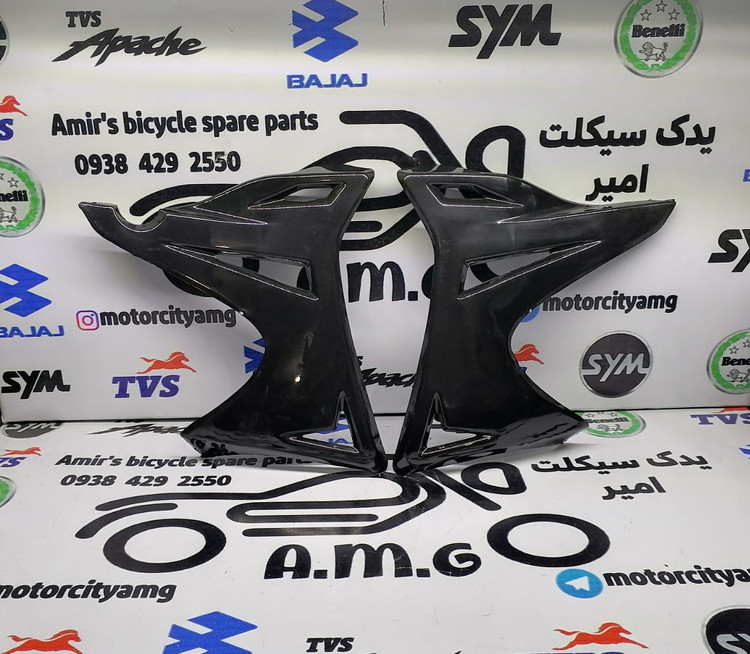 قابهای بغل باک موتور تریل روان Rav 200 جفت (چپ و راست) به رنگ مشکی