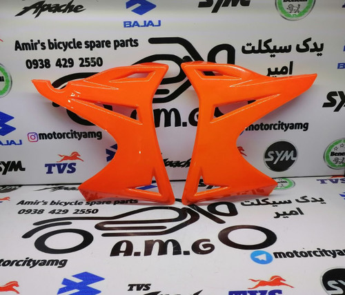 قابهای بغل باک موتور تریل روان Rav 200 جفت (چپ و راست) به رنگ نارنجی