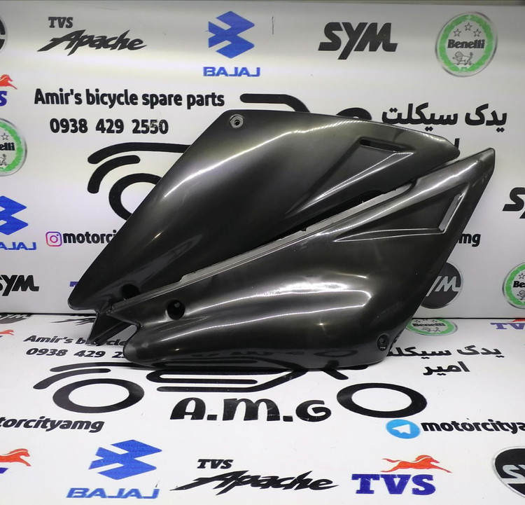 دربهای (فلاپهای) بغل موتور تریل روان Rav 200 جفت (چپ و راست) به رنگ مشکی