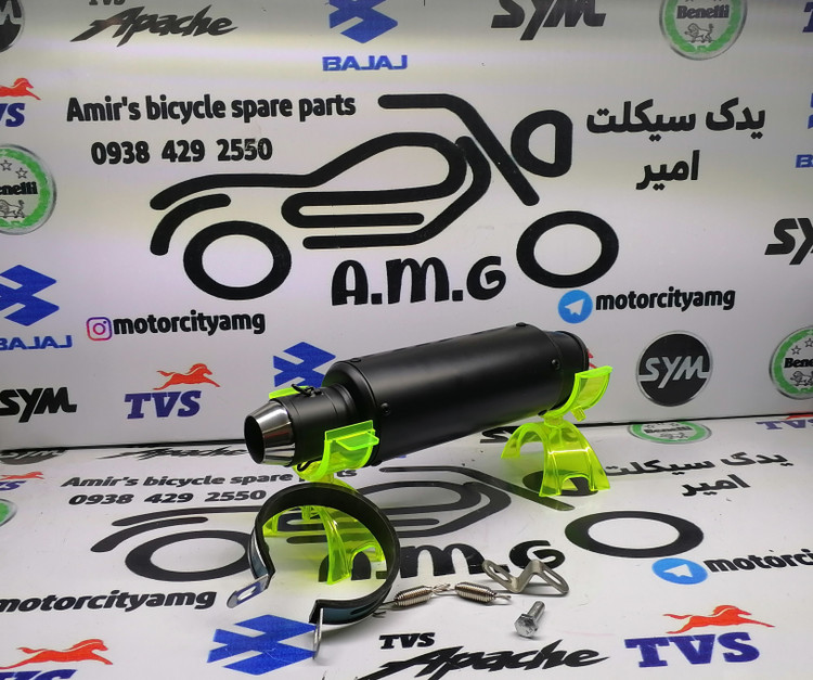 اگزوز قهرمانی SC تک لول رنگ مشکی مات