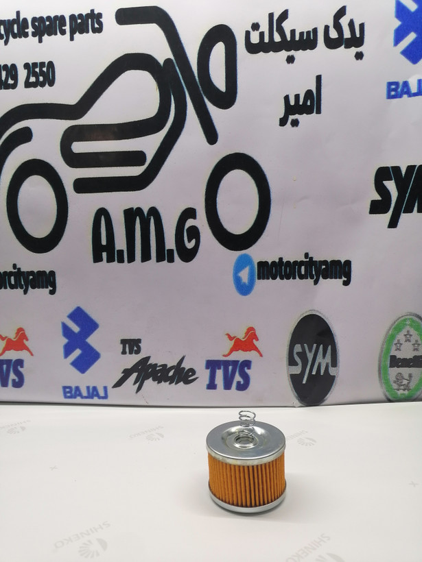 فیلتر روغن موتور پالس 135 LS ال اس ، باکسر ( بوکسر ) 150 و 125 ، گالکسی مودناس ، سی اف CF 250 و 160 و NS 150 ان اس و بنلی 150 نیوفیس و بنلی 135 و لیفان kps و مگلی 200 و کیوی 250 و دلتا رالی 250 چهار سوپاپ