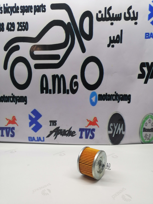 فیلتر روغن موتور پالس 135 LS ال اس ، باکسر ( بوکسر ) 150 و 125 ، گالکسی مودناس ، سی اف CF 250 و 160 و NS 150 ان اس و بنلی 150 نیوفیس و بنلی 135 و لیفان kps و مگلی 200 و کیوی 250 و دلتا رالی 250 چهار سوپاپ