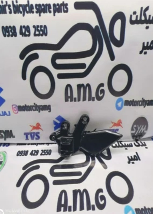 براکت جاپای جلو (فریم رکاب راننده) موتور گلکسی NA180 (سمت چپ) اصلی و فابریک