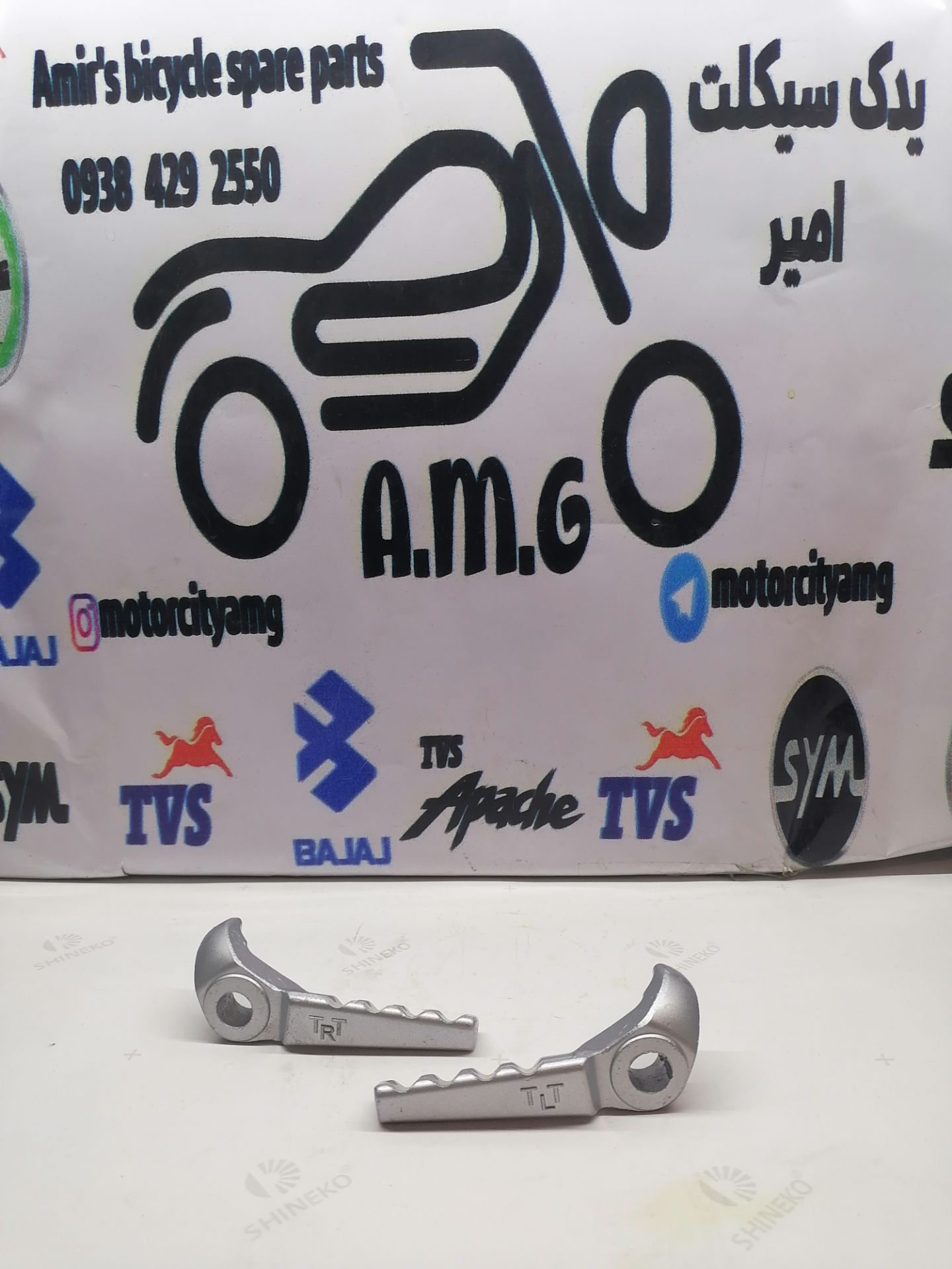 جا پایه عقب موتور تریل فلات طرح KTM کی تی ام (جفتی) خارجی درجه یک