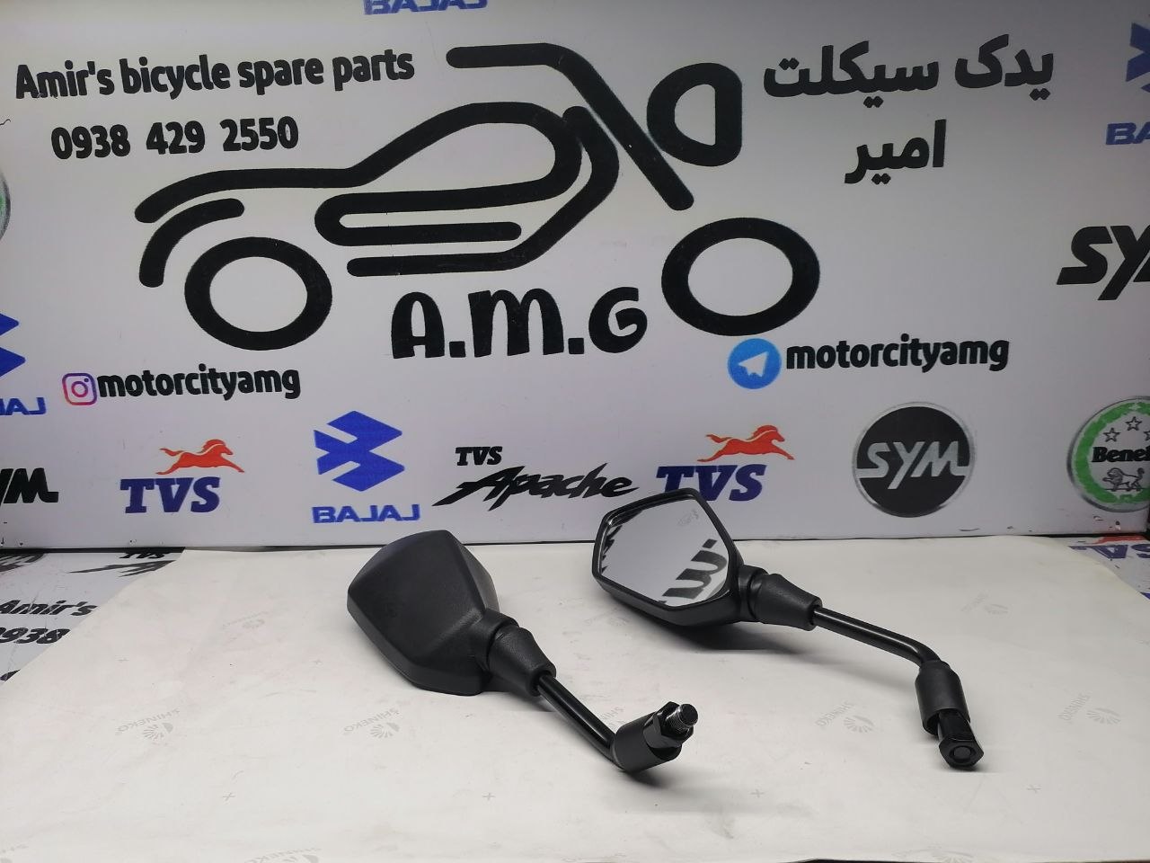 اینه موتور SYM گالکسی NA و NH (جفتی)